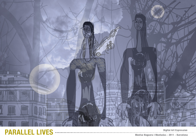 Women in the city, illustrated by Montse Noguera